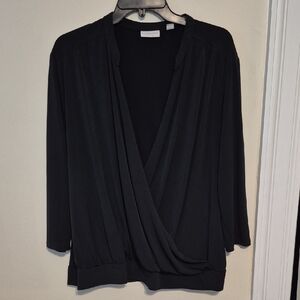 New York & Company Black Stretch Top